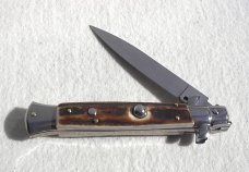 NEW FRANK BELTRAME 9" GENUINE EUROPEAN STAG ITALIAN STILETTO