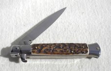 NEW FRANK BELTRAME 9" GENUINE EUROPEAN STAG ITALIAN STILETTO