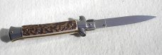 NEW FRANK BELTRAME 9" GENUINE EUROPEAN STAG ITALIAN STILETTO