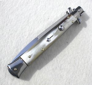 NEW 11" FRANK BELTRAME FRENCH BOVINE HORN ITALIAN STILETTO