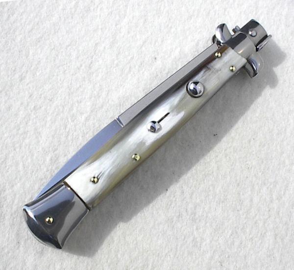 NEW 11" FRANK BELTRAME FRENCH BOVINE HORN ITALIAN STILETTO
