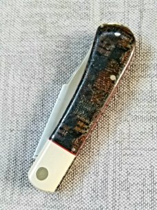 K'roo Custom Lanny clip,4" clsd Blanket micarta scales and.ivory micarta bolsters ..filework..Rwl34 K'roo Custom Lanny clip,4" clsd Blanket micarta scales and.ivory micarta bolsters ..filework..Rwl34