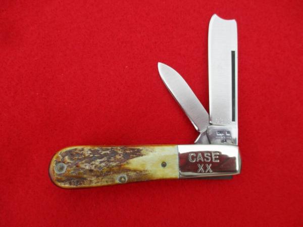 1982 CASE XX STAG HANDLED RAZOR BARLOW KNIFE SERIAL 0318 VERY NICE 1982 CASE XX STAG HANDLED RAZOR BARLOW KNIFE SERIAL 0318 VERY NICE