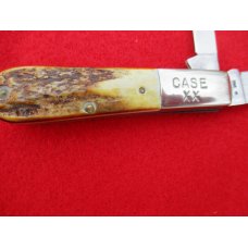 1982 CASE XX STAG HANDLED RAZOR BARLOW KNIFE SERIAL 0318 VERY NICE 1982 CASE XX STAG HANDLED RAZOR BARLOW KNIFE SERIAL 0318 VERY NICE