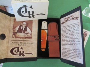 Case XX SlimLock Tangerine Bone Pattern # 6173L BG-42