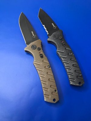 Lot of 2 Boker Plus Strike Automatic Knives