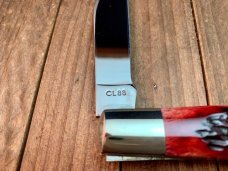 Kabar Lockback Trapper Jigged Red Bone. KS Kabar Lockback Trapper Jigged Red Bone. KS