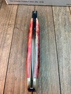 Kabar Lockback Trapper Jigged Red Bone. KS Kabar Lockback Trapper Jigged Red Bone. KS