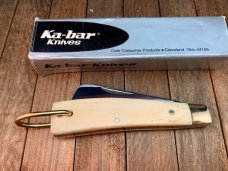 Kabar Whaler Knife Smooth White Bone 1989. KS Kabar Whaler Knife Smooth White Bone 1989. KS