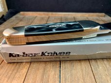 Kabar Elephant Toe Nail Whittler Black Pearl Acrylic 1991.  KS 