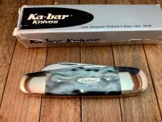 Kabar Elephant Toe Nail Whittler Black Pearl Acrylic 1991.  KS 
