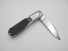 Queen Cutlery #60 Barlow Winterbottom bone: 3 1/2 closed, circa 1955 - 1957, Queen STEEL tang stamp Queen Cutlery #60 Barlow Winterbottom bone: 3 1/2 closed, circa 1955 - 1957, Queen STEEL tang stamp