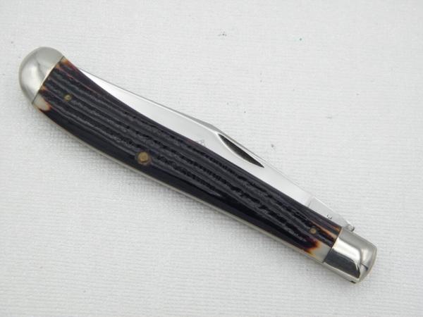 Queen Cutlery #11 Slim Trapper Burnt Orange imitation Winterbottom bone: 4 1/8” Queen Cutlery #11 Slim Trapper Burnt Orange imitation Winterbottom bone: 4 1/8”