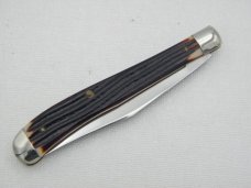 Queen Cutlery #11 Slim Trapper Burnt Orange imitation Winterbottom bone: 4 1/8” Queen Cutlery #11 Slim Trapper Burnt Orange imitation Winterbottom bone: 4 1/8”