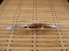 KABAR 1071 USA 1980'S VINTAGE TRIPLE BLADE STOCKMAN  HIGH CARBON STEEL FOLDING UNUSED POCKET KNIFE