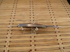 KABAR 1071 USA 1980'S VINTAGE TRIPLE BLADE STOCKMAN  HIGH CARBON STEEL FOLDING UNUSED POCKET KNIFE