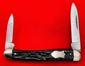 Vintage Rare EK TRYON CO PHILADELPHIA 2-Blade Dogleg Serpentine Pen Pocket Knife 1811-c.1952