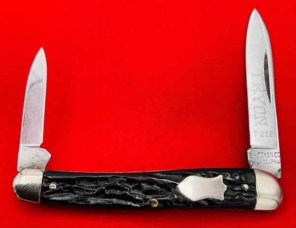 Vintage Rare EK TRYON CO PHILADELPHIA 2-Blade Dogleg Serpentine Pen Pocket Knife 1811-c.1952 Vintage Rare EK TRYON CO PHILADELPHIA 2-Blade Dogleg Serpentine Pen Pocket Knife 1811-c.1952