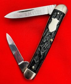 Vintage Rare EK TRYON CO PHILADELPHIA 2-Blade Dogleg Serpentine Pen Pocket Knife 1811-c.1952 Vintage Rare EK TRYON CO PHILADELPHIA 2-Blade Dogleg Serpentine Pen Pocket Knife 1811-c.1952