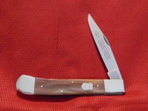 HUGE ONE BLADE TRAPPER KNIFE CARL SCHLIEPER GERMAN EYE 1990'S