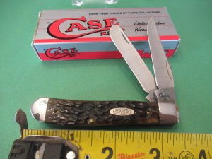 Case XX 1993 Brown Bone Mini Trapper Pattern # 6207 SS