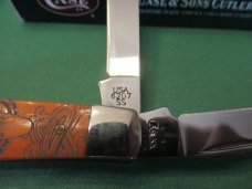 Case XX 2006 Pasley Bone Mini Trapper Pattern # 6207 SS Case XX 2006 Pasley Bone Mini Trapper Pattern # 6207 SS