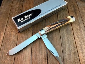 Ka-Bar Trapper Sambar Stag.  KS
