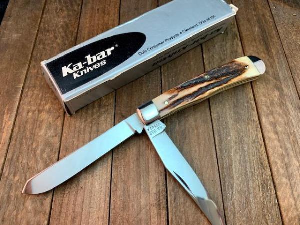 Ka-Bar Trapper Sambar Stag. KS Ka-Bar Trapper Sambar Stag. KS