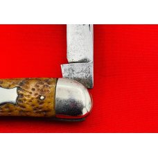 Vintage H. BOKER & CO SOLINGEN 2-Blade Slim Serpentine Pen Folding Pocket Knife c.1869-1944 Bone Vintage H. BOKER & CO SOLINGEN 2-Blade Slim Serpentine Pen Folding Pocket Knife c.1869-1944 Bone