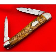 Vintage H. BOKER & CO SOLINGEN 2-Blade Slim Serpentine Pen Folding Pocket Knife c.1869-1944 Bone Vintage H. BOKER & CO SOLINGEN 2-Blade Slim Serpentine Pen Folding Pocket Knife c.1869-1944 Bone