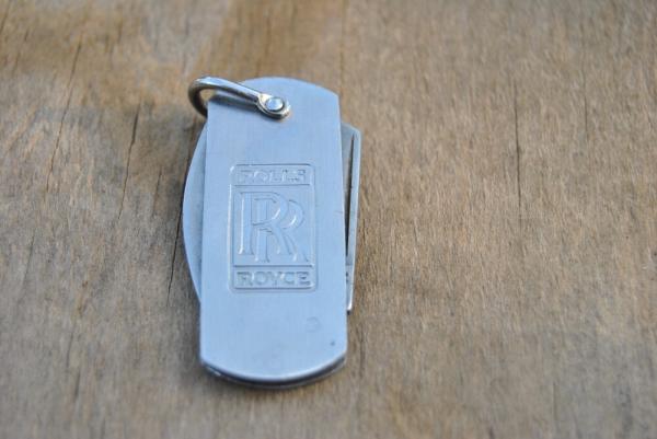 Rolls Royce Stainless Fob Knife Sheffield England Light Use Early Maybe 50's