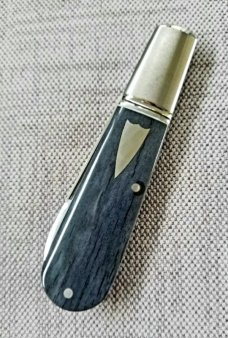 Michael du Plessis Giraffe bone Barlow..3.75".N690.white liners.spacers..fluted bolsters.coa/pouch Michael du Plessis Giraffe bone Barlow..3.75".N690.white liners.spacers..fluted bolsters.coa/pouch