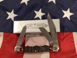 Boker The Hunters Stockman w/ Red Bone Handles -NOS in Original Box