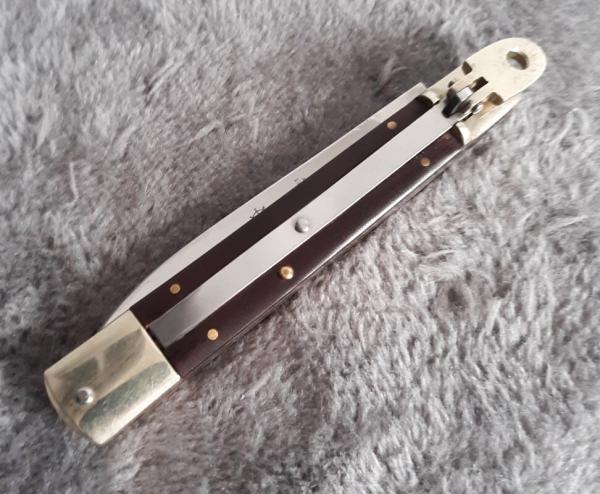 Vintage 1980 Hubertus W. Germany Micarta slimline 7 3/4" Vintage 1980 Hubertus W. Germany Micarta slimline 7 3/4"