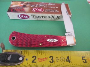 Case XX 2010 Red Bone BackPocket Pattern # TB61546 SS