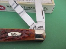 Case XX 2009 Chestnut Bone Mini Trapper Pattern # 6207 CV Case XX 2009 Chestnut Bone Mini Trapper Pattern # 6207 CV