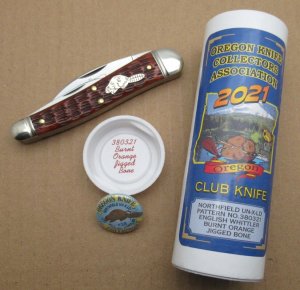 Great Eastern Cutlery, OKCA 2021 Club Knife. Oregon Knife Collector's Club....................(OKCA)