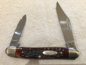Case XX U.S.A. 06247 10 dot red bone 