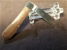GREAT EASTERN GEC TIDIOUTE NATURAL MICARTA RAM FOOT KNIFE RARE 1 OF 579 MIT #933119