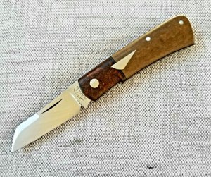 Birdvis Hitchcock...Westy Rag Micarta Bolsters and Richlite scales..Cpm154..3 5/8"..dob 12/2020..New
