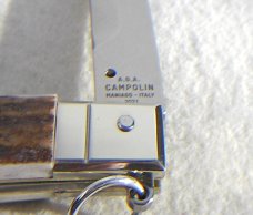 NEW 2021 ITALIAN AGA CAMPOLIN 12" SICILIANO GENUINE STAG 4 MILLIMETER BLADE, NICKEL SILVER BOLSTERS