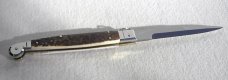 NEW 2021 ITALIAN AGA CAMPOLIN 12" SICILIANO GENUINE STAG 4 MILLIMETER BLADE, NICKEL SILVER BOLSTERS