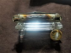 Great Eastern 681221 STAG White Owl Notrhfield UN-X-LD GEC Knife New in Tube with Pin NICE!!! NIT