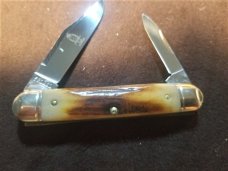 Great Eastern 681221 STAG White Owl Notrhfield UN-X-LD GEC Knife New in Tube with Pin NICE!!! NIT