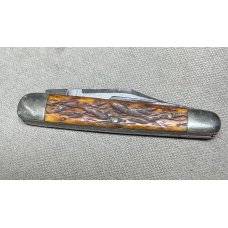 Vintage Cattaraugus Model No 32649 Sleeveboard Splitback Whittler Pocket Knife c1886-1963 Vintage Vintage Cattaraugus Model No 32649 Sleeveboard Splitback Whittler Pocket Knife c1886-1963 Vintage