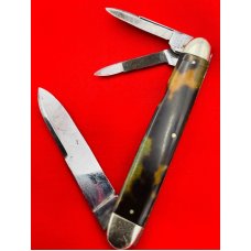 Vintage *RARE* TYLER & CO CELEBRATED CUTLERY 3-Blade Equal End Whittler Pen Pocket Knife c.1866-1890 Vintage *RARE* TYLER & CO CELEBRATED CUTLERY 3-Blade Equal End Whittler Pen Pocket Knife c.1866-1890