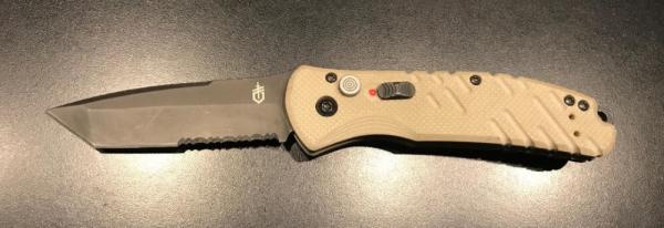 Gerber U.S.A. Propel Downrange Tanto Tactical Knife, Desert Sand G10 Scales Gerber U.S.A. Propel Downrange Tanto Tactical Knife, Desert Sand G10 Scales