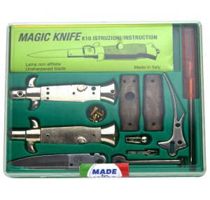 Vintage 1990s Magic Knife Mini Italian Stiletto Knife Kit