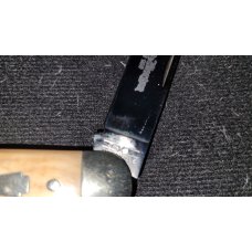 Schatt & Morgan by Queen Cutlery 2-Blade Baby Sunfish with Mastadon Bark Ivory Handles Schatt & Morgan by Queen Cutlery 2-Blade Baby Sunfish with Mastadon Bark Ivory Handles