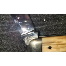Schatt & Morgan by Queen Cutlery 2-Blade Baby Sunfish with Mastadon Bark Ivory Handles Schatt & Morgan by Queen Cutlery 2-Blade Baby Sunfish with Mastadon Bark Ivory Handles